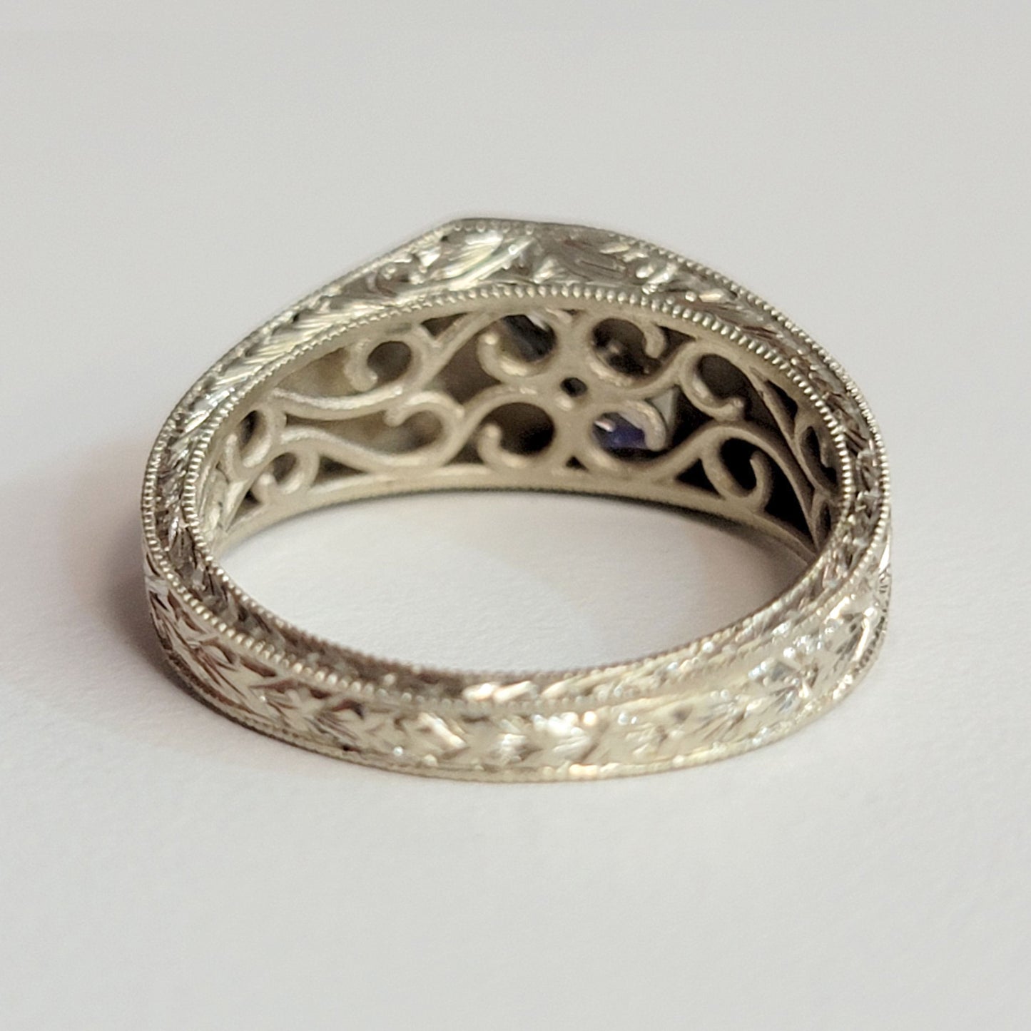 1.00ct Fancy Light Brownish Yellow Kite Shape Diamond Ring