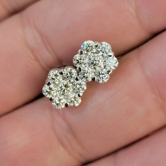1.50ct Cluster Earring