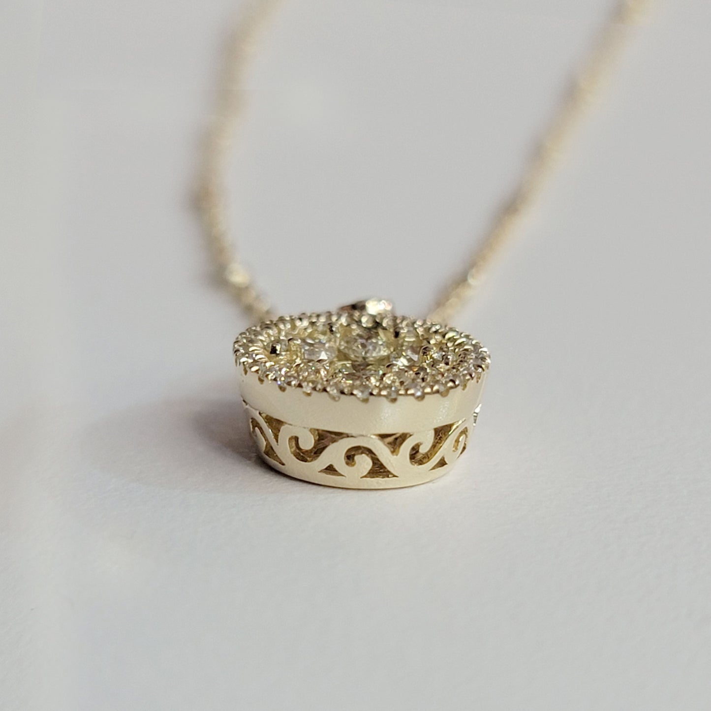 Diamond Cluster Necklace