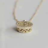 Diamond Cluster Necklace