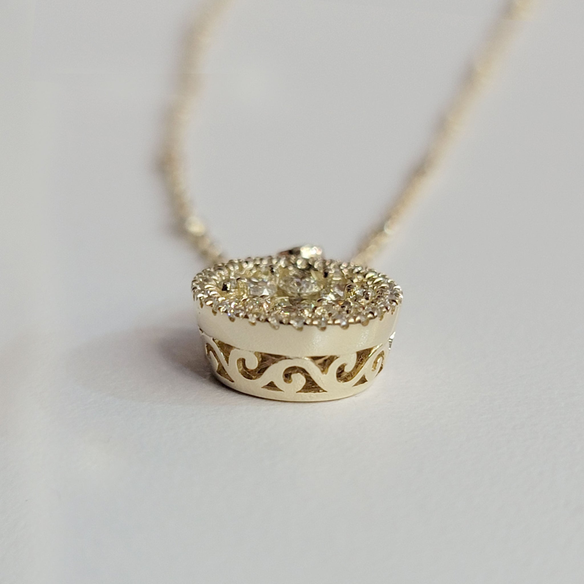 Diamond Cluster Necklace