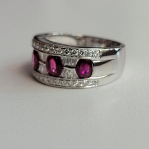 18k Burma Ruby Ring(Top Quality)