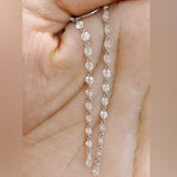 Pierced Diamond Dangle Earrings