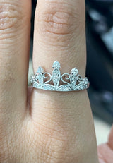 Crown Diamond Ring
